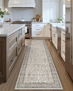 LUMI Washable Kitchen Rug, 23x59 Non-Slip Indoor Hallway Runner, Soft Low Pile - Image 4