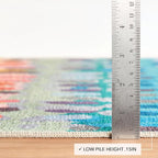 Dash and Albert Paint Chip Machine Washable Area Rug - Image 5