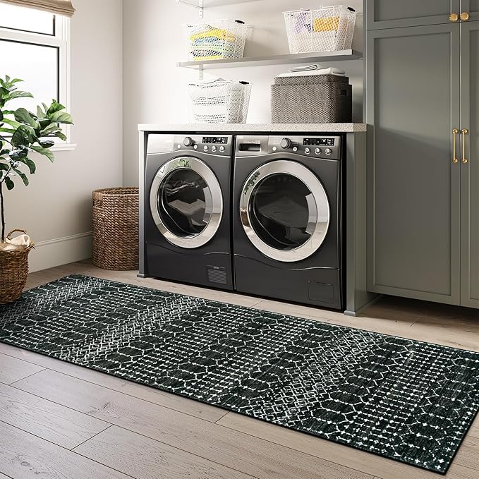 Lahome Moroccan Runner Rugs for Hallway 2x10, Long Kitchen Rugs Runner Washable - Image 6