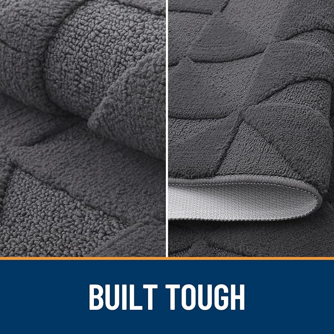 OLANLY Door Mats Indoor, Dirt Resist, Entrance Washable Mat, Low-Profile Inside - Image 2