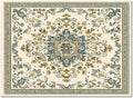Bohemian Rectangular Area Rugs for Living Room Bedroom 5 x 6.9 ft Vintage by Libaoge