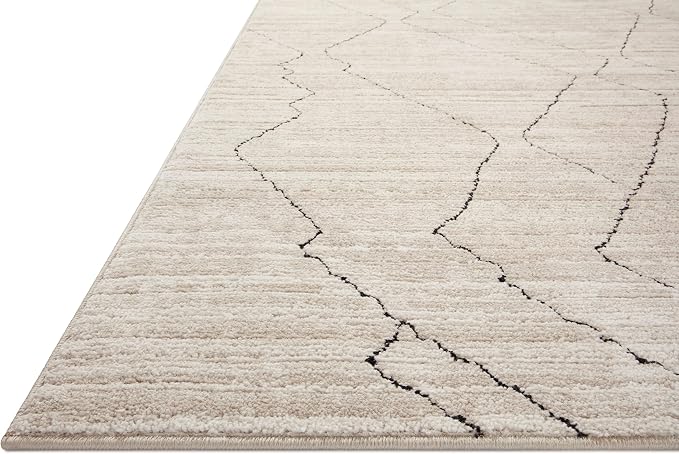 Loloi Darby Collection DAR-03 Sand/Charcoal 11'-6" x 15' Area Rug - Image 3