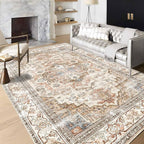 Enkor Area Soft Rugs 6x9 Washable Non Slip Boho Floor Rugs by EnkorStore