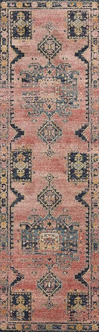 Loloi Jocelyn Collection JOC-06 Rose/Rose 4'-0" x 6'-0" .38" Thick Accent Rug - Image 5