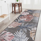 CAMILSON Runner Outdoor Rugs Oriental Retro Traditional Floral Medallion Area - Image 5