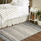 3x5 Rug for Living Room, Ultra Soft Non Slip Moroccan Washable Rug, Distressed - Image 6