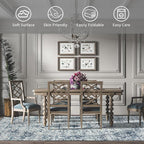 Easy-Going Large Area Rug 8x10 Washable Boho Rugs - Image 4