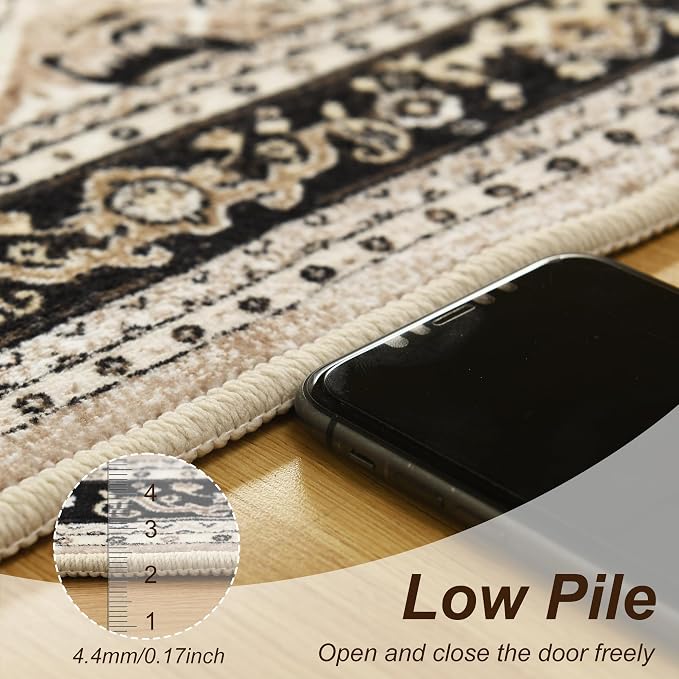 XWZO Washable Hallway Runner Rug 2x8ft — Non-Slip Low Pile Area Rug - Image 5