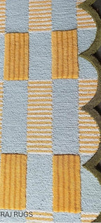 Hand-Tufted Wool Area Rug with Scalloped Edges, Cozy and Soft Accent Rug - Image 6