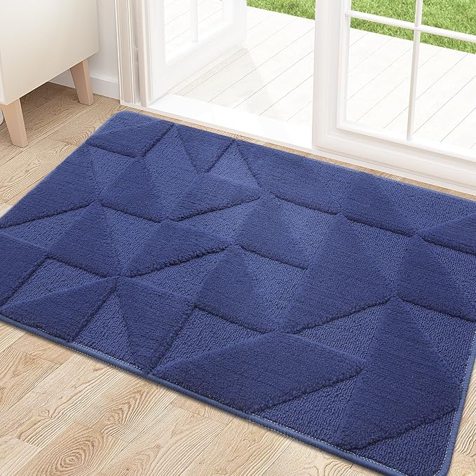 OLANLY Door Mats Indoor, Dirt Resist, Entrance Washable Mat, Low-Profile Inside by OLANLY