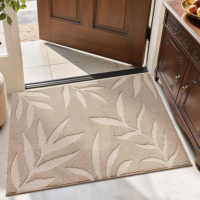 LUMI Front Door Mat Indoor Entrance 24"x36", Low Profile Welcome Mat, Non-Slip by LUMI