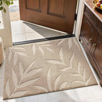 LUMI Front Door Mat Indoor Entrance 24"x36", Low Profile Welcome Mat, Non-Slip by LUMI