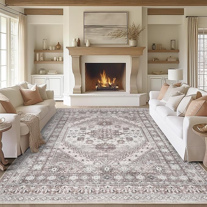 zesthome 10x14 Area Rugs, Stain Resistant Washable Rug, Ultra-Thin Rugs - Image 8