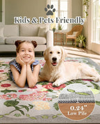 Floral Runner Rug 2x6 - Image 6