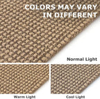 IOHOUZE Washable Area Rug 5x7 Non Slip Rubber Backed Woven Rugs - Image 5