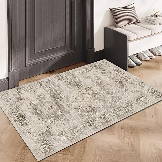 24" x 36" Washable Indoor Doormat 2x3 Entry Rug Welcome Mat Front Door Mat by RUGYHOME