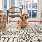 Moroccan 8x10 Area Rug, Soft Non-Slip Vintage Living Room Rugs - Image 7