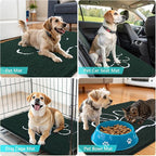 OLANLY Dog Door Mat for Muddy Paws 70x24, Paw Print Design, Absorbs Moisture - Image 7