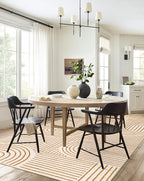 Lahome Abstract Washable Rugs 5x7, Non Slip Soft Living Room Rugs Ultra-Thin - Image 4