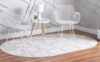 Unique Loom Trellis Frieze Collection Area Rug - Image 3