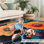 3x4 Poppy Rugs for Entryway - Image 5