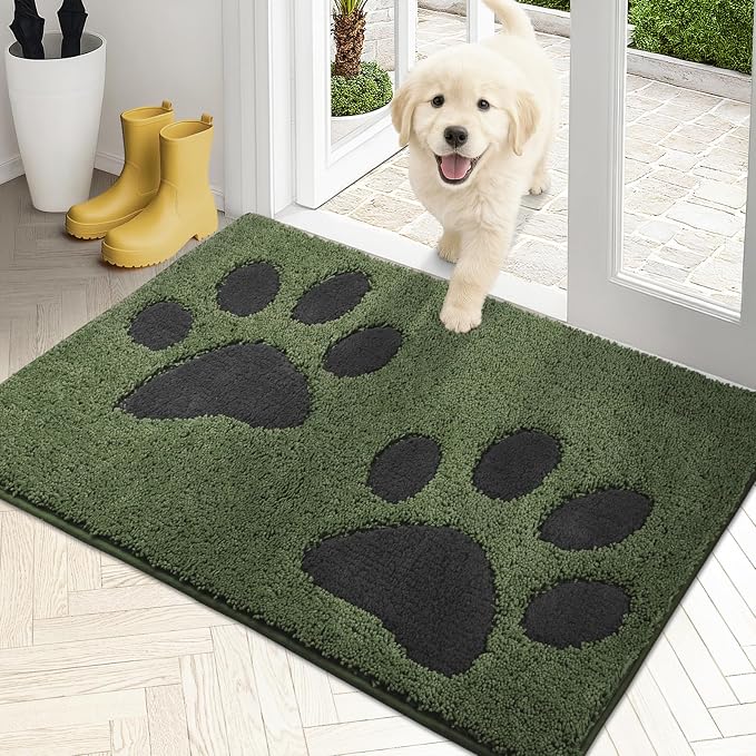 PURRUGS Dirt Trapping Door Mat 20" x 31.5", Non-Skid/Slip Machine Washable by PURRUGS