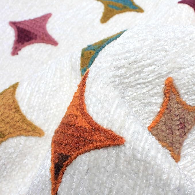 Alfa Rich 7x10 Moroccan White Area Rugs - Image 8