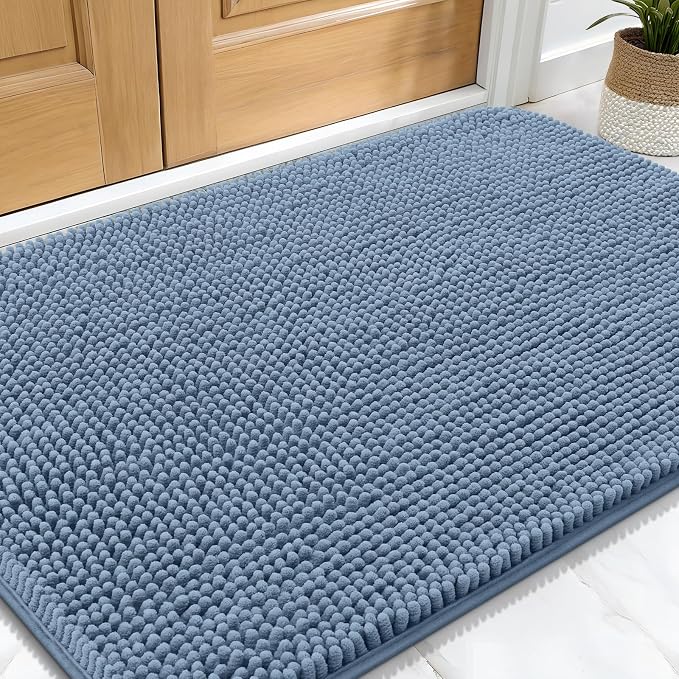 OLANLY Dog Door Mat for Muddy Paws 32x20, Absorbs Moisture and Dirt, Absorbent by OLANLY