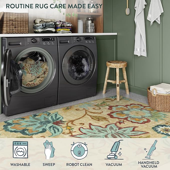 Lahome Floral Living Room Rug - Image 5