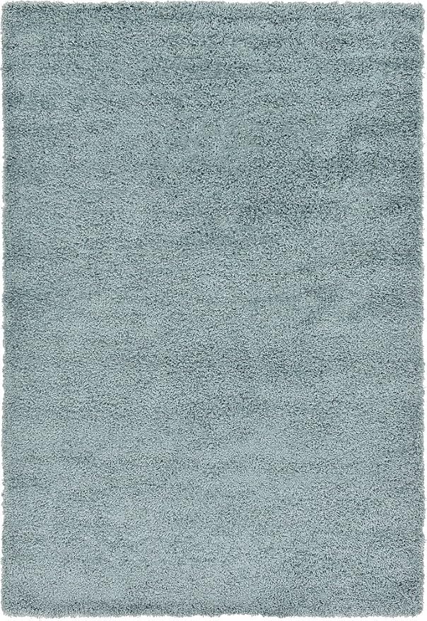 Unique Loom Solid Shag Collection Area Rug - Image 3