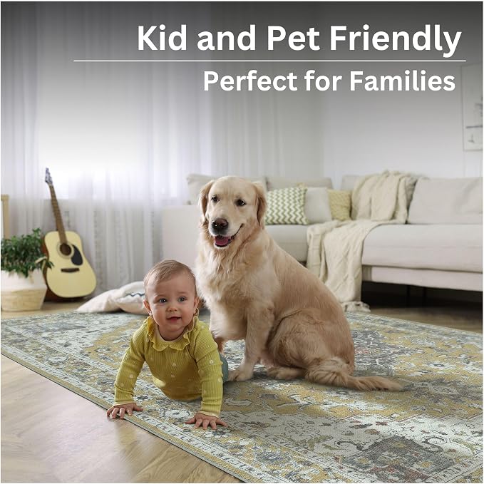 Bloom Rugs Washable Non-Slip 10 ft Runner - Image 10
