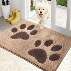 PURRUGS Dirt Trapping Door Mat 24" x 35.5", Non-Skid/Slip Machine Washable by PURRUGS