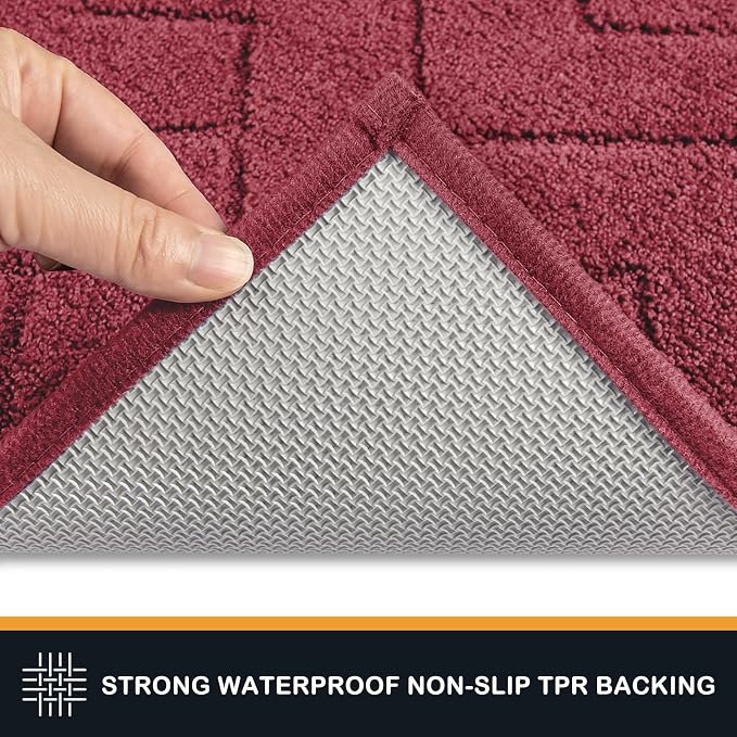 PURRUGS Dirt Trapping Door Mat 24" x 59", Non-Slip Machine Washable Entry Rug - Image 4