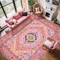 SERISSA Washable Rugs 8x10 Area Rugs, Large Non-Slip Boho Living Room Rug by SERISSAHomeDecorCollection