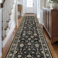 Washable Hallway Runner Rug 2.5x12ft by Luxrug