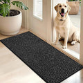 BEQHAUSE Dirt Trapper Door Mat 20" x 48", Non-Slip Washable Doormats Entrance by BEQHAUSE
