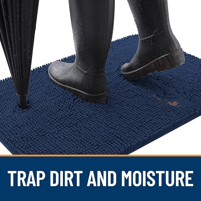OLANLY Dog Door Mat for Muddy Paws 44x24, Absorbs Moisture and Dirt, Absorbent - Image 2