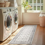 jinchan Floral Runner Rug 2x5 - Image 2