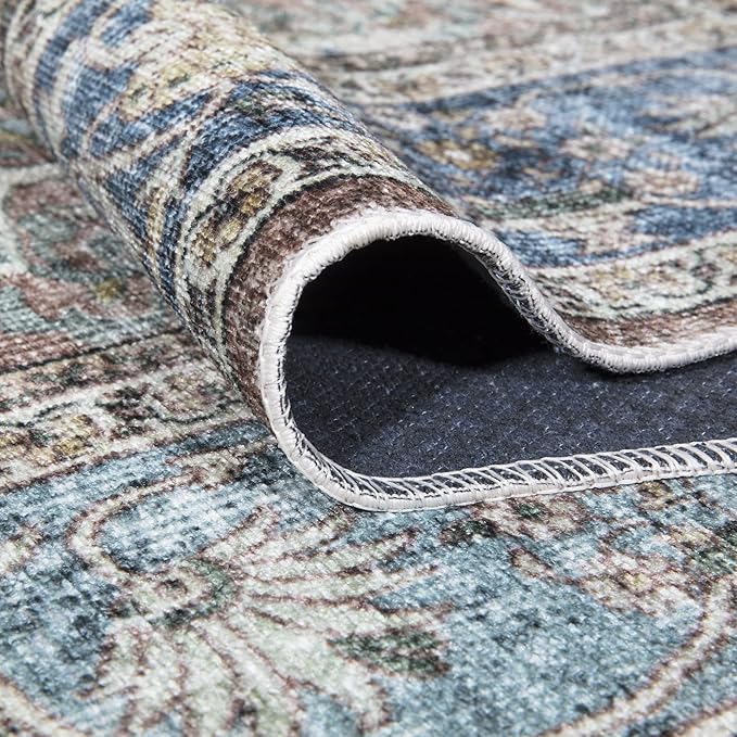 Bloom Rugs Caria Washable Non-Slip 4x6 Rug - Image 4