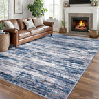 8x10 Modern Abstract Area Rug for Bedroom, Non-Shedding Carpet for Living Room by SiiloomRug