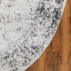 Country Earth Tone Brown Minimalist Distressed Home Office Rugs 8x10 - Image 6