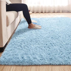 Beglad Fluffy Area Rugs 3 x 5 Feet, Modern Minimalist Style Shag Rugs, Non-Slip - Image 4