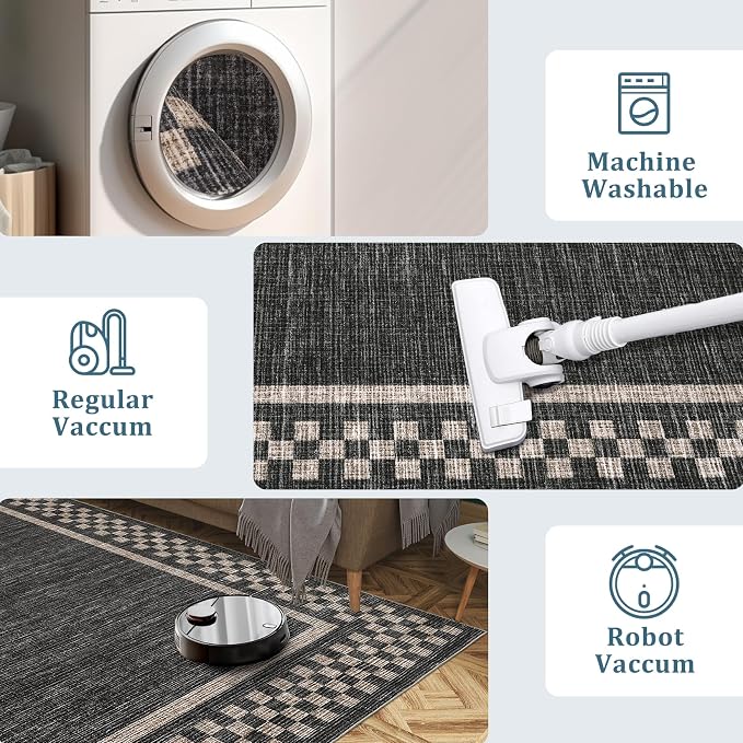 GarveeHome Runner Rug 2x6 for Kitchen Non Slip Washable Hallway Runner Rugs - Image 5
