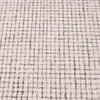Hand-Tufted 100% Wool Pile Area Rug – Geometric Textured Grid Check Pattern – - Image 5