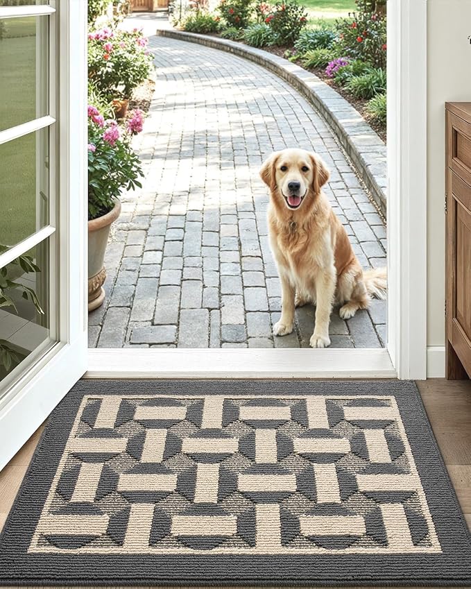 LUMI Washable Indoor Entrance Doormat 32x48, Absorbent Quick-Dry Dirt Trapper - Image 7