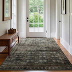 4x6 Area Rug for Bedroom Machine Washable, Non Slip Vintage Floral Kitchen Rugs - Image 8