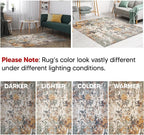 Keen Home Design Area Rugs - 8ft Round Non-Shedding - Image 4