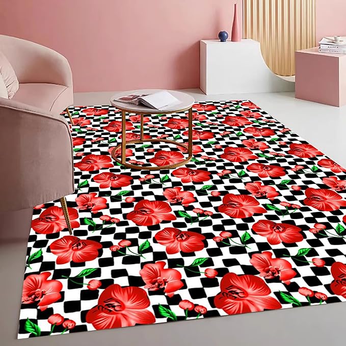 Black and White Checkerboard Pattern by Mamatong