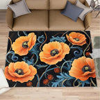 2x4 Poppy Runner Rug for Hallway by Unknown