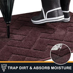 PURRUGS Dirt Trapping Door Mat 32" x 70", Non-Slip Machine Washable Entry Rug - Image 5